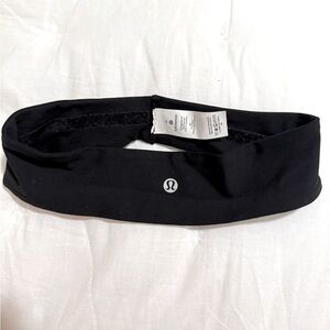 Lululemon Black Headband (OS) (Fly away Tamer Headband)